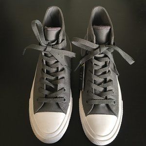 Converse Grey / Gray High Tops Size 7.5